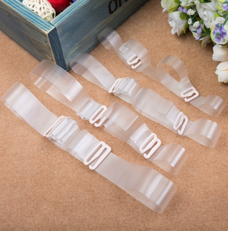 Silicone chà dây đeo vai chống dị ứng dây đeo đồ lót vô hình trong suốt điều chỉnh áo ngực dây đeo vai dây áo trong suốt