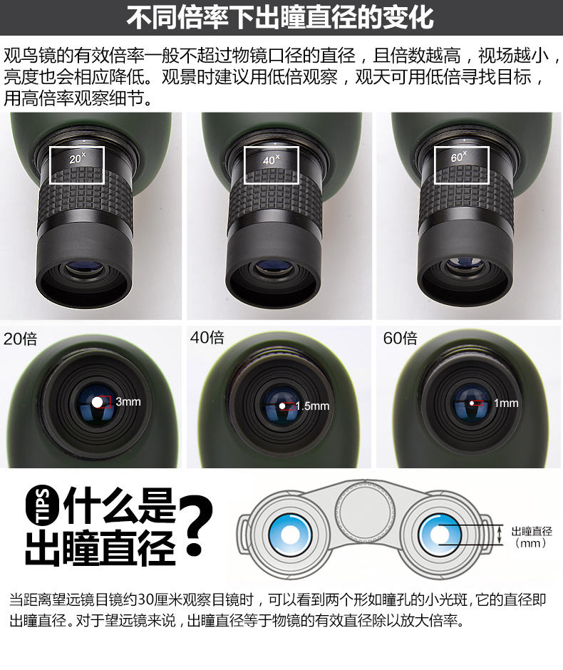 Nga Begos 60 lần kính viễn vọng một mắt chim gương công suất cao HD nhìn đêm chuyên nghiệp kính thiên văn ngoài trời - Kính viễn vọng / Kính / Kính ngoài trời kính ngắm bushnell