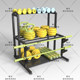 Fitness Dumbbell Rack Household Kettlebell Rack Bracket Comprehensive Storage Bracket Multi-Functional Rack Fitness Equipment Storage Rack