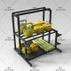 Fitness Dumbbell Rack Household Kettlebell Rack Bracket Comprehensive Storage Bracket Multi-Functional Rack Fitness Equipment Storage Rack