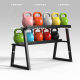 Commercial gym paint competitive kettlebell studio hip squat personal training gadget fitness equipment kettlebell rack