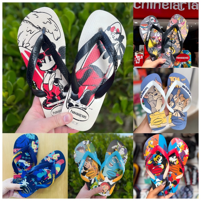 Havana Cartoon Mickey, Stitch, and Donald Duck Flip-Flops, Non-Slip Beach Sandals Havana Cartoon Mickey, Stitch, and Donald Duck Flip-Flops, Non-Slip Beach Sandals