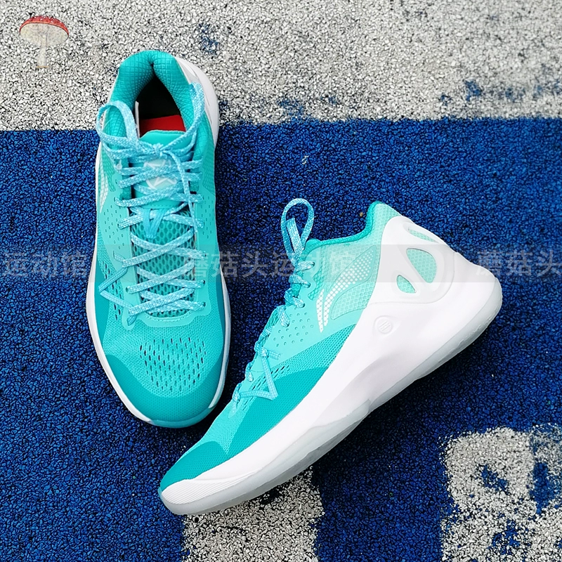 Giày bóng rổ Li Ning nam tốc độ 5 mùa hè thấp bạc hà Evan Turner giày thể thao đệm chống mòn ABAM021 - Giày bóng rổ giày thể thao nam nike