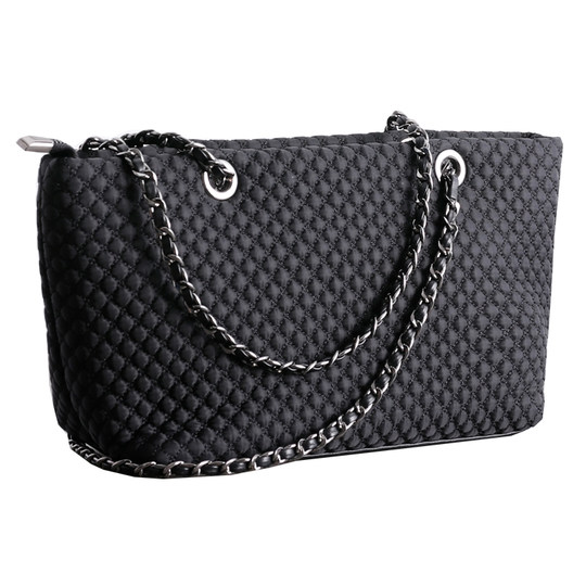 European and American style high-end diamond chain shoulder bag women's handbag handbag nylon cloth fashionable versatile shoulder bag