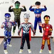 Halloween trẻ em trang phục Optimus Prime Thor Siêu Nhân quần áo bé trai Người Sắt trận trang phục cos trang phục