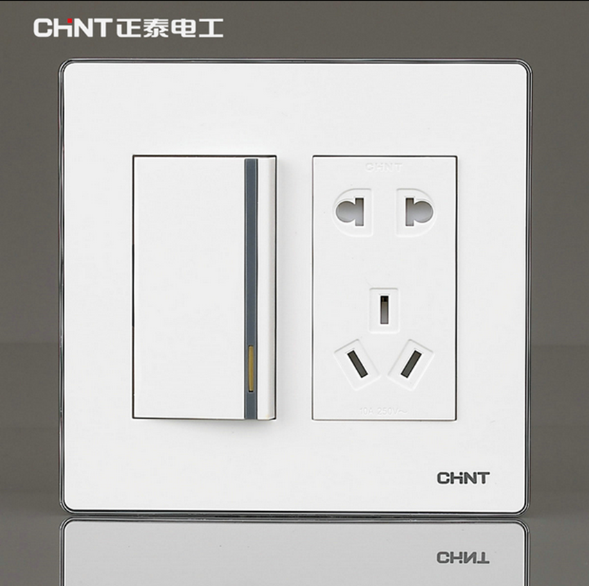 Positive Tai switch socket 120 Type 9E MAGIC SILVER OPEN DOUBLE CUT 23 INSERT OPEN DOUBLE CUT FIVE-HOLE SOCKET