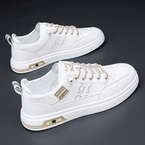 Autumn breathable mens shoes white shoes high-end sneakers white suits casual European station luxury shoes