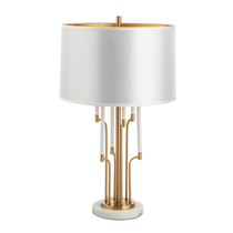 Nordic Postmodern Lavish Marble Decoration Table Lamp Minima Light Luxury Hotel Design Bookroom Living-room Bedroom Desk Lamp