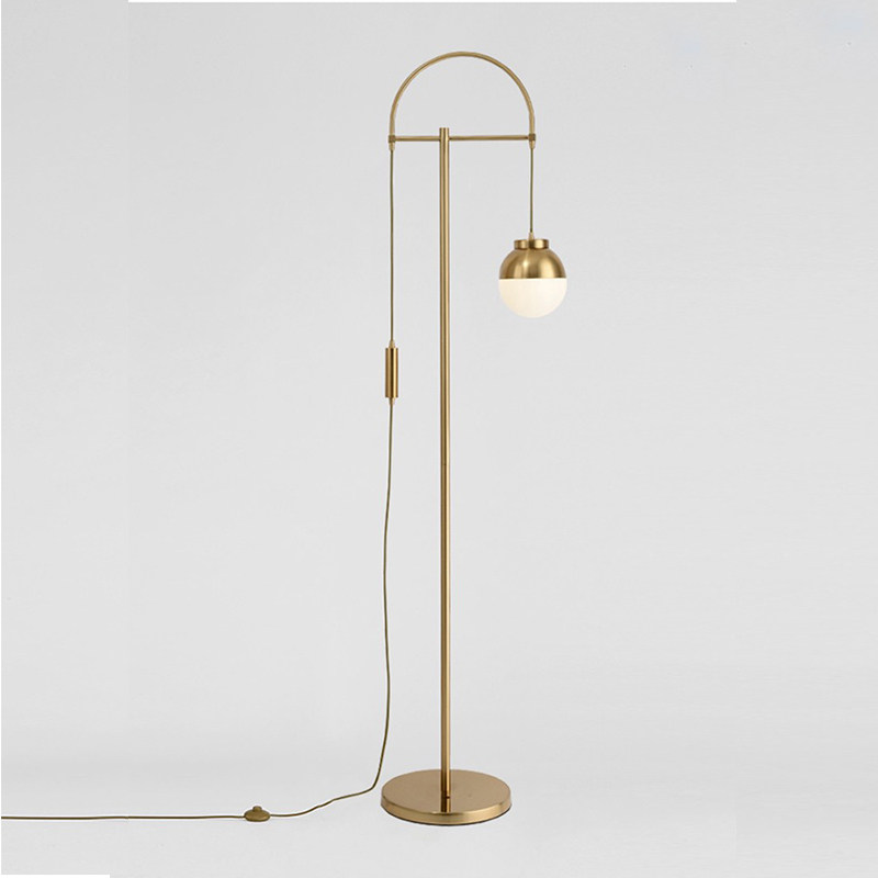 Postmodern light and luxurious floor lamp Living room Bedroom minimalist American tennis red ins vertical designer fishing floor lamp