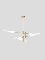 Postmodern chandelier creative personality Living room Lamp minimalist Industrial Wind Restaurant Bookroom Designer Bedroom Nordic Luminaire