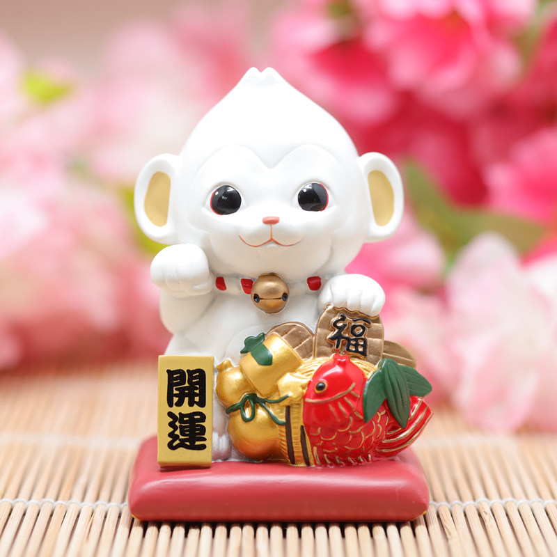 (Spot) Japanese cute cartoon Kauntshoi Goat Monkey Rabbit Animal Family Desk Face Small Hem