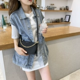 Сумка подмышку, сумка на одно плечо, цепь, небольшая сумка, французский стиль, изысканный стиль, популярно в интернете