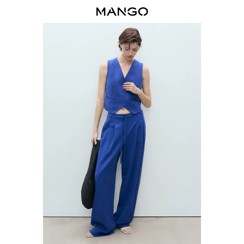 Платок Mango, весенний жилет, модный костюм без рукавов