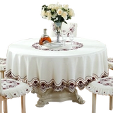 3 % скидка Qing American Light Luxury Clain Table Ткань маленький круглый стол ткани европейский стиль