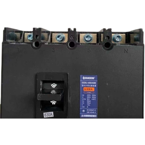 Шанхайский народный DZ20J-630A Трехфазный четырех-линейный выключатель с одноулистым выключателем с двумя отверстиями с двумя отверстиями.