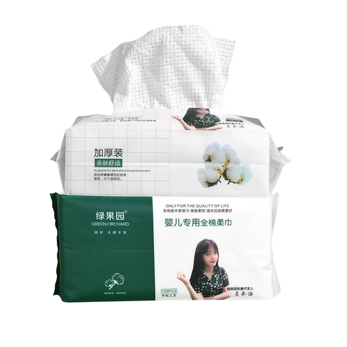 Влажные салфетки для умывания, хлопковое очищающее молочко для лица, средство для снятия макияжа, салфетка для лица, увеличенная толщина