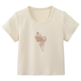 Короткая осенняя дизайнерская футболка, короткий рукав, тренд сезона, облегающий крой, в обтяжку, в американском стиле