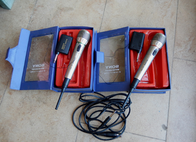 Sony SONYNC-650 wireless microphone pair new