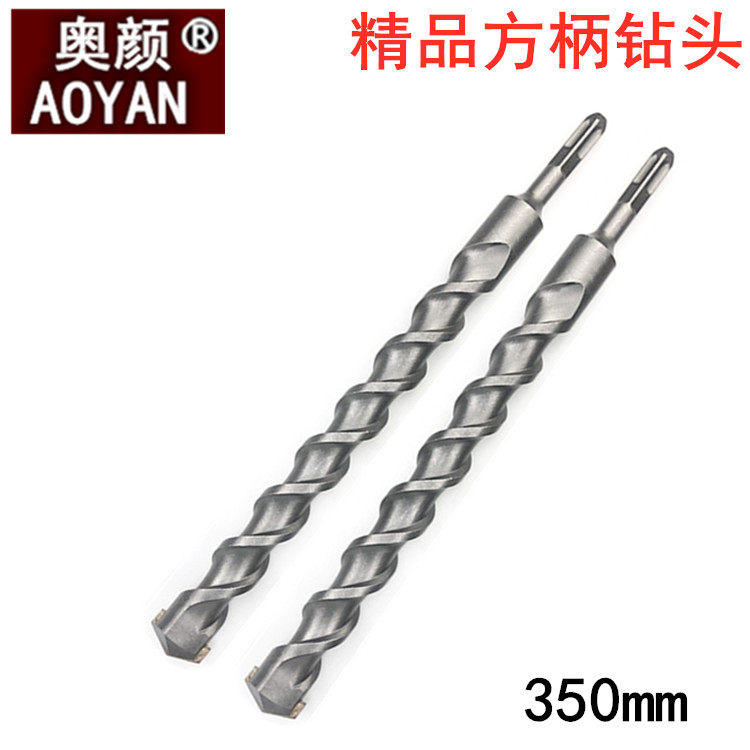 Electric hammer drill bit square handle 28x350 upscale electric hammer drill alloy shock over wall drill bit OYen board < Square four pit >