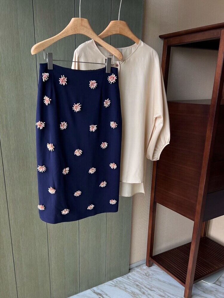 スカート dries van noten 23ss flower skirt dries van noten 23ss flower skirt