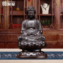 Wooden Sculptures Big Day Like Coming To This Life Buddha Mercy Sakyamuni Buddha Amitaba Buddha statue Engraving Crafts