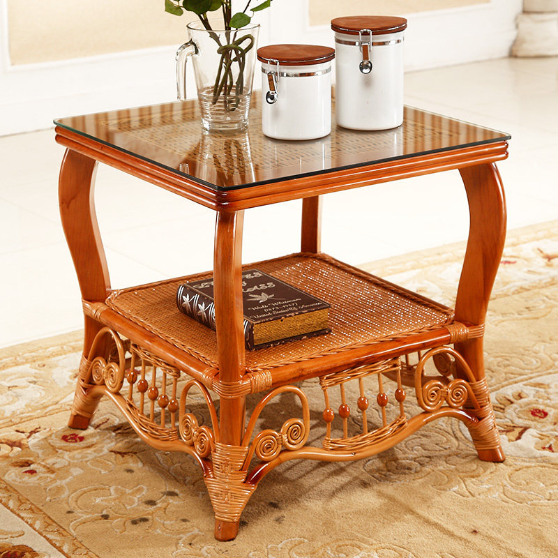 Indonesian rattan furniture rattan choreographers tea table long tea table living-room vines a few storage small tea table corner a few
