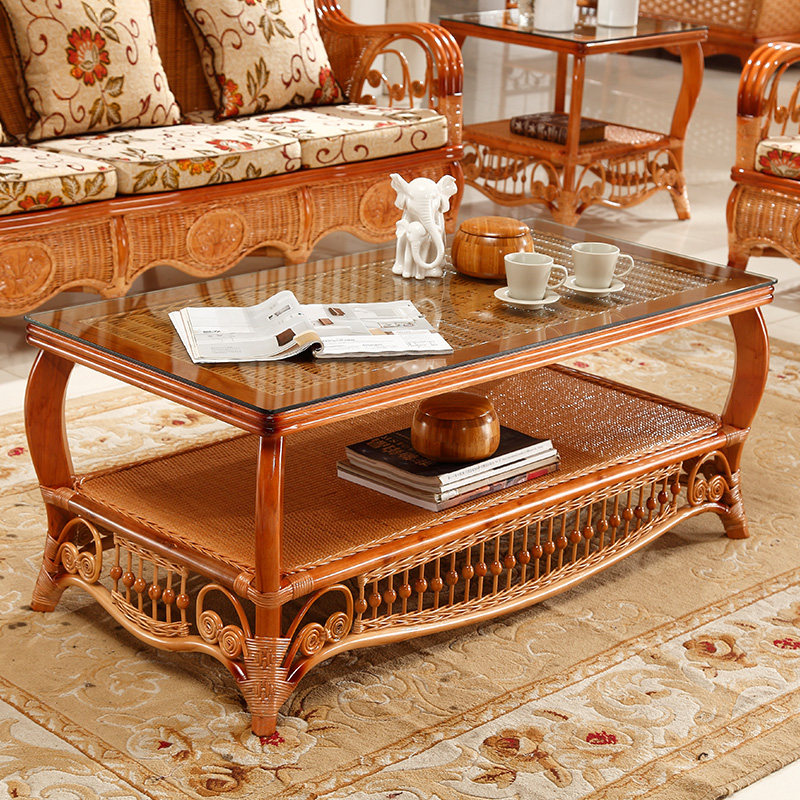 Indonesian rattan furniture rattan choreographers tea table long tea table living-room vines tea table storage small tea table small table