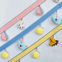 Cotton Beauty New Children Cartoon Rabbit dinosaur Dinosaur Curtains Lace One Meter Zero Sheen Modern Veil modern veil Decorative Standout