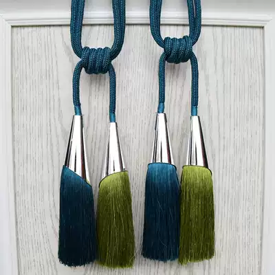 Cotton beauty European curtain hanging ball strap a pair of simple Chinese accessories wall hook decoration hotel wedding