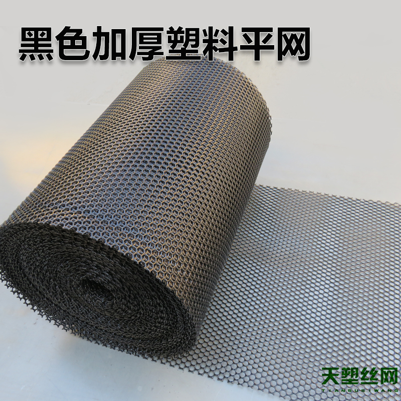 Window net anti-cat jumping window plastic mesh mesh plastic mesh protective mesh small hole black plastic flat mesh thickening