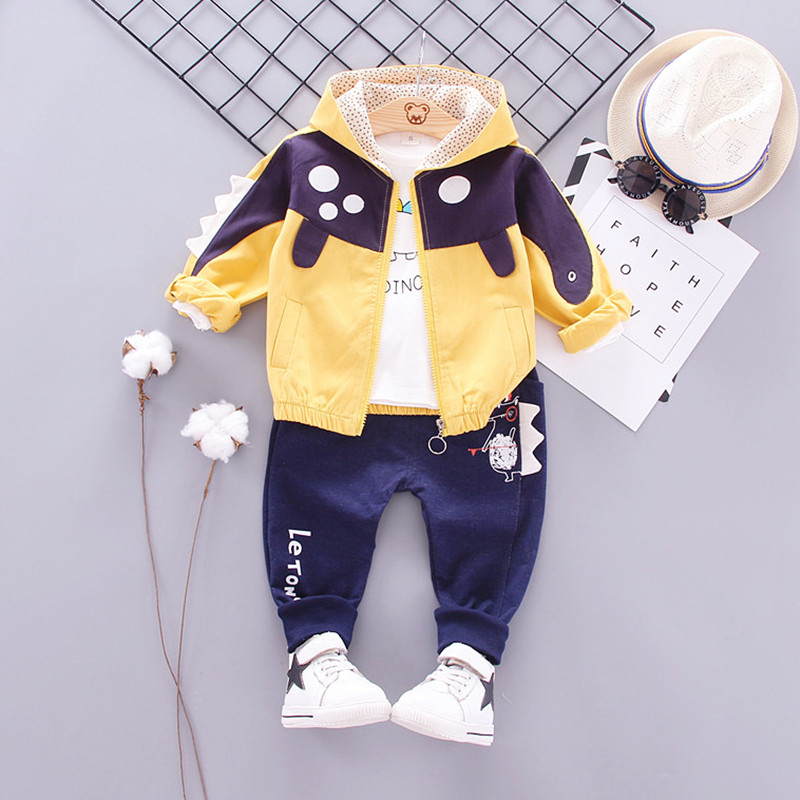 .. Boy bộ đồ đẹp trai người Anh bé Hàn Quốc phiên bản 0-1-3 tuổi baby baby boy phù hợp với bên ngoài.