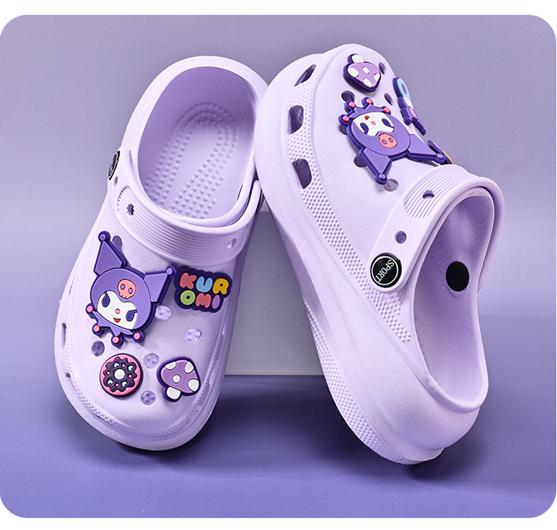 Girls' Croc Shoes Children's Slippers Summer New Style Girls' Indoor Princess Non-Slip Baby Soft Sole Kids' Sandals — 6