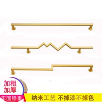 Clothing Shop Show Racks Brief Gold Modern Minimalist Shelves Upper Wall Hung Wall-mounted Wall Clothes Rack