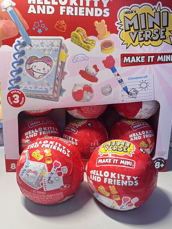 New Mgaminiverse Sanrio Stationery Hellokitty Third Generation Mini Ball DIY LAOSHU Model New Mgaminiverse Sanrio Stationery Hellokitty Third Generation Mini Ball DIY LAOSHU Model