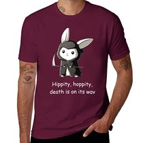 Hippity hoppity death is on its way T-Shirt tees Short sleev