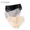 2 lace panties female mulberry silk low waist hot hollow sexy hip ultra-thin silk briefs female summer