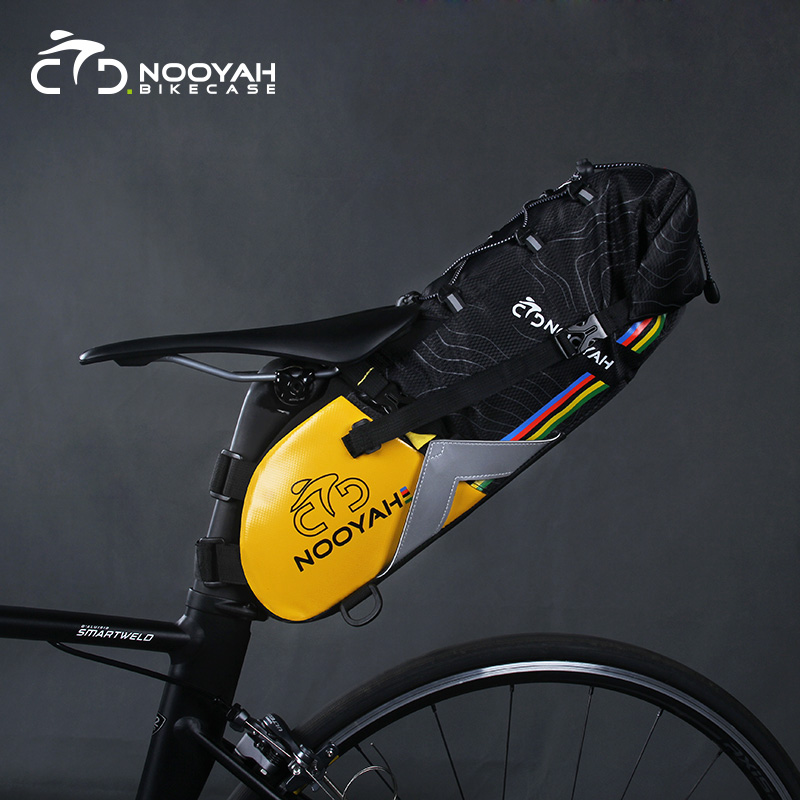 Noya Bike Bag Full Waterproof Large Capacity Backseat Bag Mountaineering Car Bag Long Tail Bag Backseat Bag Riding Package