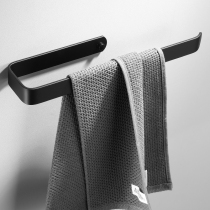 White black towel ring round hanging ring towel towel towel rack bathroom simple towel ring hanging ring no hole