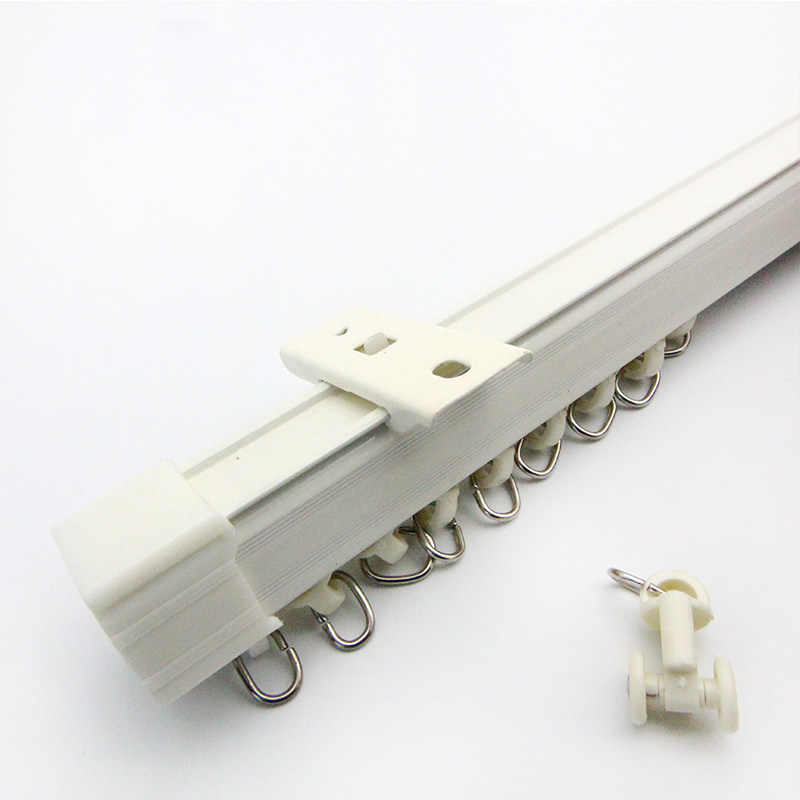 Curtain rod Curtain track Top curtain slide Single track Single rod slide guide rail Roman rod straight rail