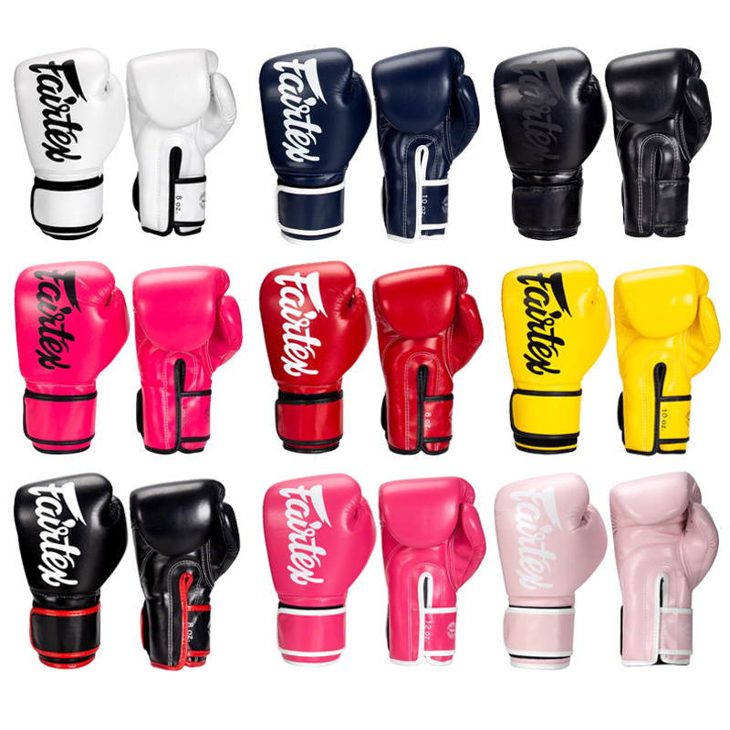 Fairtex Thai Boxing Gloves for Adults, Men and Women, for Sanda, Fighting, Combat Competitions, Sports, Punching Bags