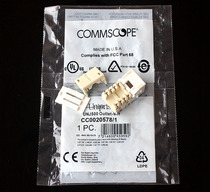 COMMSCOPE SYSTIMAX Gold-plated Super Five-mode Network Module Unshielded over Fluke Test UNJ500