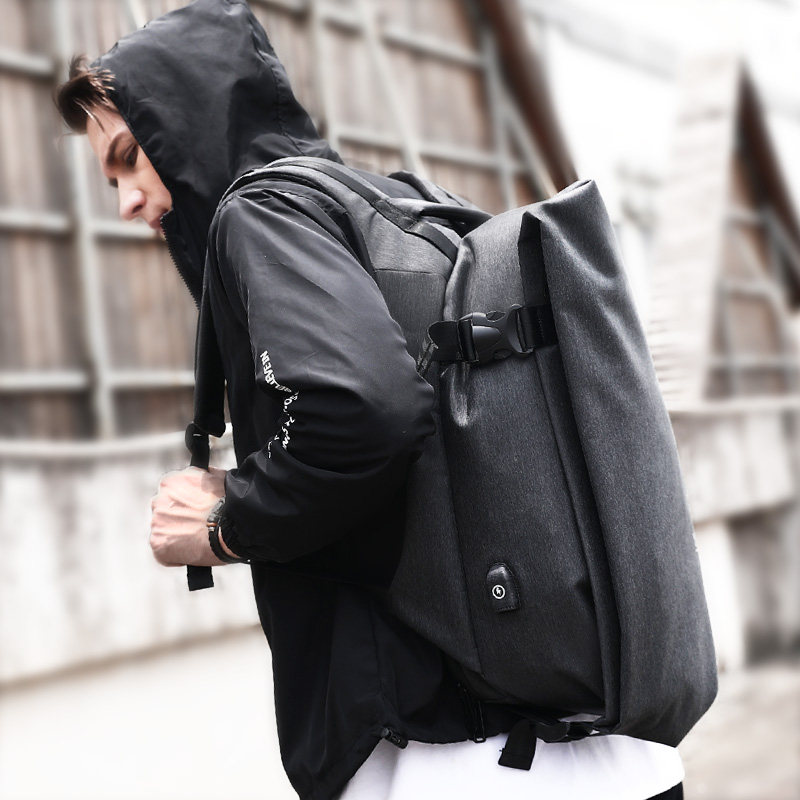 Boys Double Shoulder Bag Fashion Trends Male Travel Bag Students Waterproof Sports bags Men's youth Jane about casual light