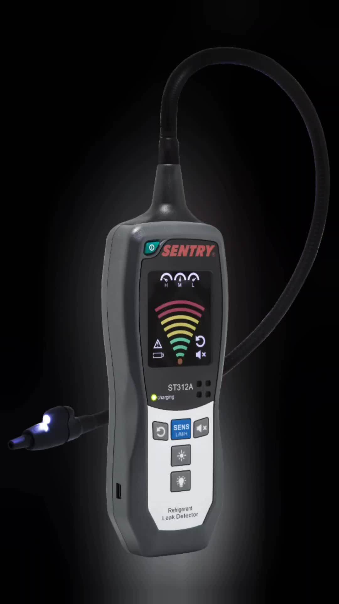 Hvac Refrigerant Leak Detector For R32 With Color Lcd Display Buy R32