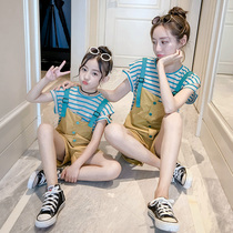 Net Red Pro Dress 2021 Summer Clothes Different Mother Women Dress Foreign Air Fashion A Three-Mouth Four-Mouth High-end Suit