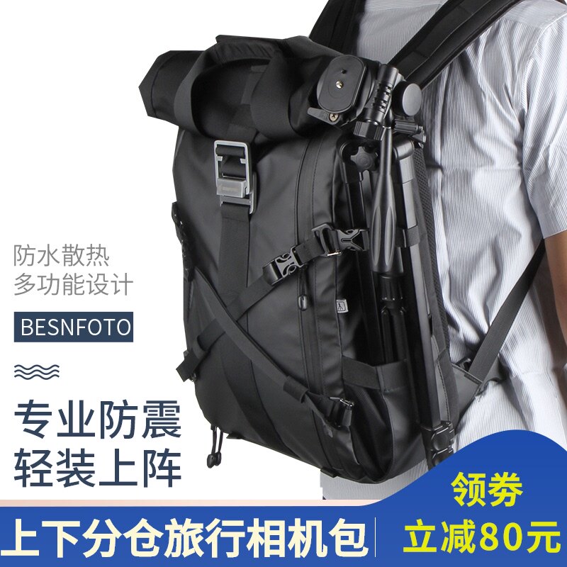 Besnfoto Travel DSLR Camera backpack Outdoor waterproof multi-function hiking shoulder photography bag