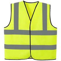 Reflective vest vest construction traffic cyclist drivers vehicle fluorescent clothing vehicle annual inspection reflective clothing vest