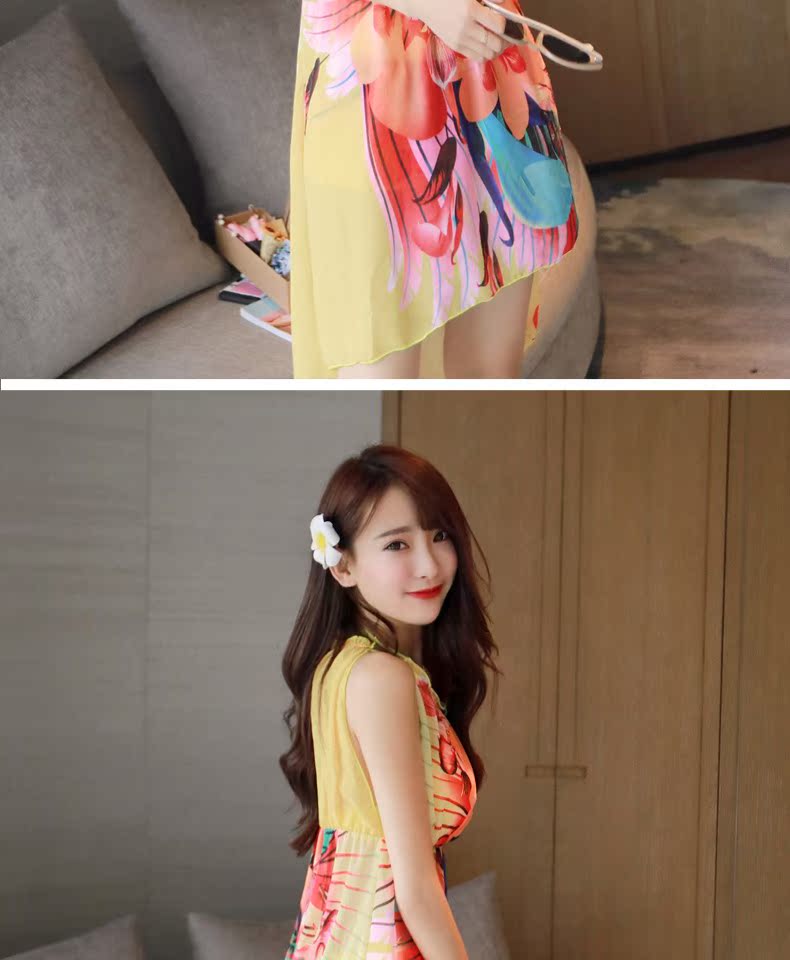 2019 thời trang mới bikini bikini gợi cảm nữ ngực nhỏ tụ tập váy ba dây nóng bỏng Hàn Quốc - Bikinis đồ bơi bikini