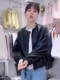 韩版圆领机车皮衣女2025春秋新款高级感小个子宽松时尚气质PU夹克
