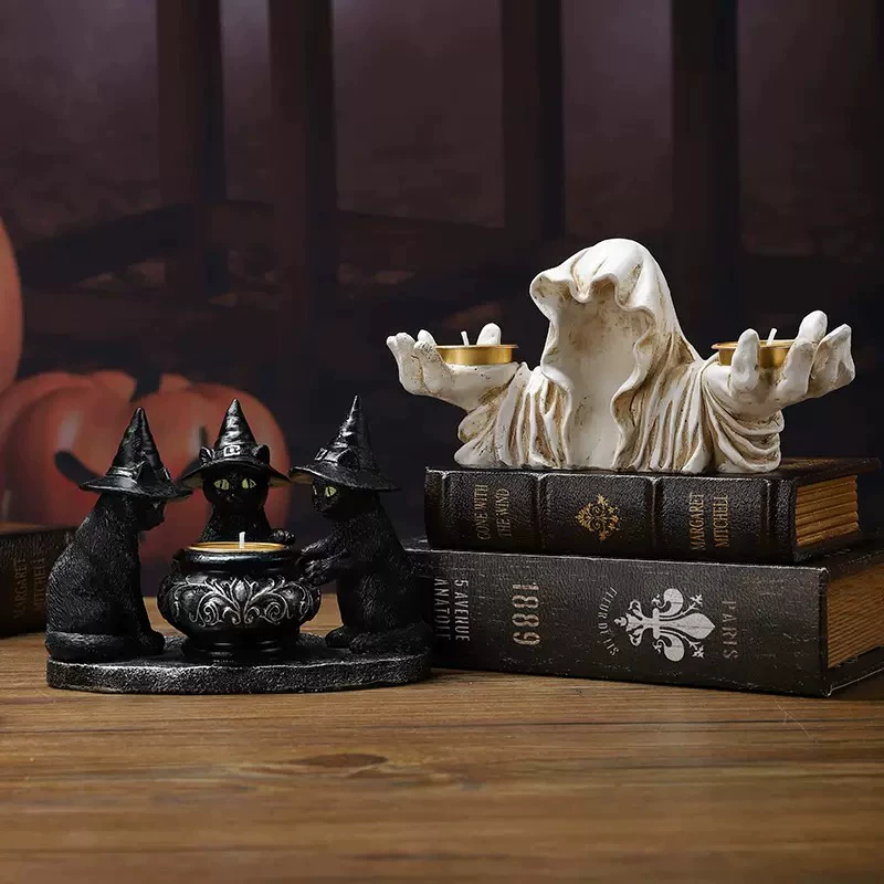 Ретро-с Resin декор, аромотерапия, свеча, хэллоуин, новая коллекция