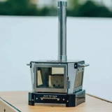 Черная однотонная звезда для банкета, мини-версия, уличная дровяная печь, походная плита для приготовления чая, домашний обогреватель, маленькая настольная печь для просмотра